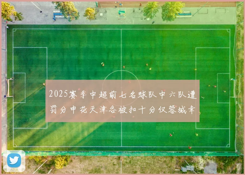 2025赛季中超前七名球队中六队遭罚分申花天津各被扣十分仅蓉城幸免